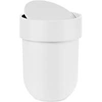 Umbra Touch Basura para baño- Blanco- Cubo con tapa